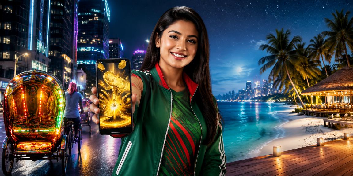 ঢাকায় রিকশার পাশে মোবাইলে ক্রিকেট বেটিং করছেন একজন ব্যবহারকারী